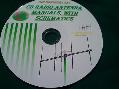 11 METER CB RADIO ANTENNA BEAM OWNER MANUALS, WITH SCHEMATICS ON CD 
