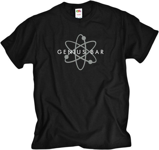 Apple Store Genius Bar Cool Molecular Logo T Shirt