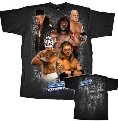 Edge Rey Mysterio Kofi Kingston Smackdown WWE T shirt