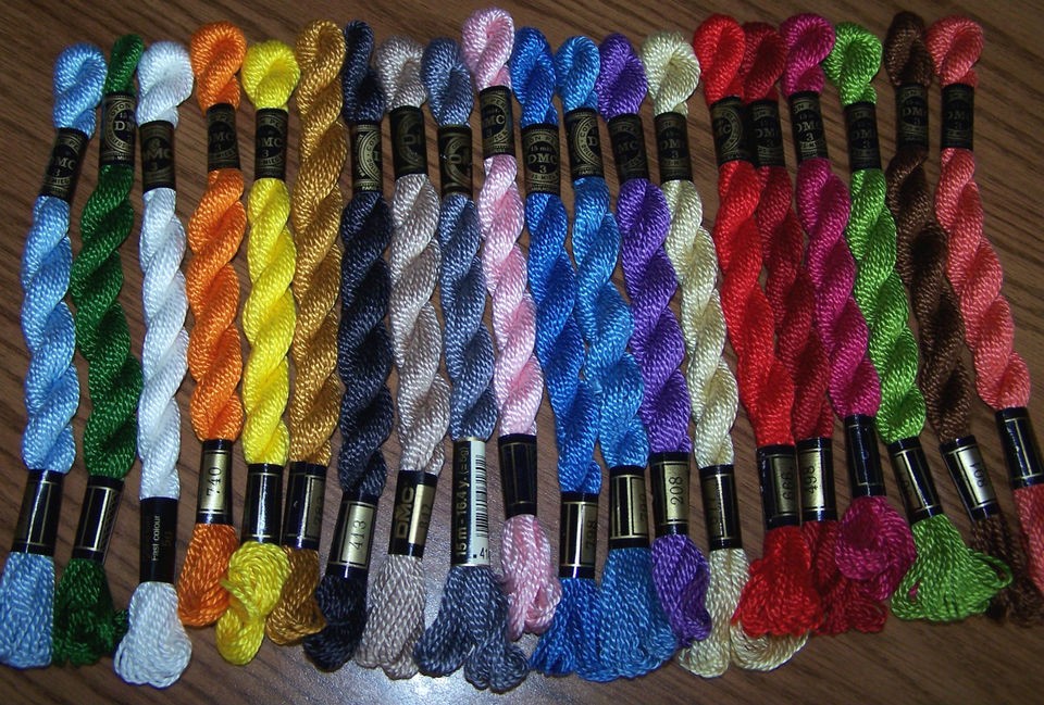 20x DMC #3 Perle/Pearl Cotton hand embroidery/needlework/floss/thread 