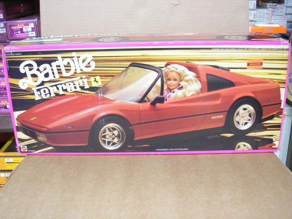 Mattel Vintage Estate Barbie Doll 1990 Ferrari Fastback Car NRFB RARE