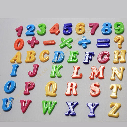   26 Letter Alphabet Number Sign Fridge Magnet Baby Educational Toy Jz9