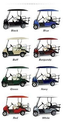 EZGO TXT Golf Cart Elite Canopy Extended Four Pass 80 Top w/ Struts 