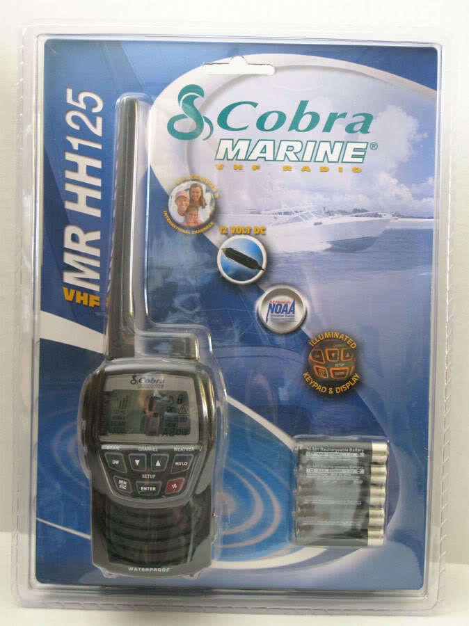Cobra MR HH125 Marine VHF Hand Held Radio (MR HH125 MRHH125 )