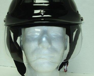Moped Scooter Motorcycle Half Helmet Face Shield Visor screw clear