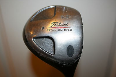 Titleist 975D Titanium Driver 8.5 Degree Loft, Titleist Ultralite 