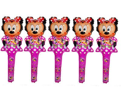   Minnie Mouse CLAPPER Stick Happy Birthday Mickey Balloon Baby Shower