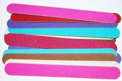 50 pc nail file files,wholesal​e bulk lot,double side,7