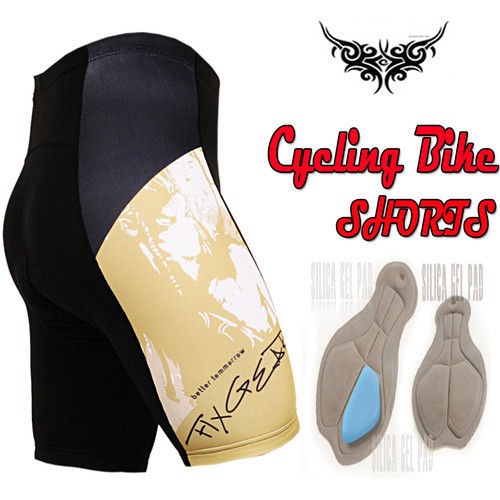 mens triathlon Cycle Bicycle Bike cyclist tight shorts 12mm gel padded 