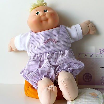 Cabbage Patch Kids PREEMIES Cute Baby Doll BONNIE Coleco Vtg 1987 