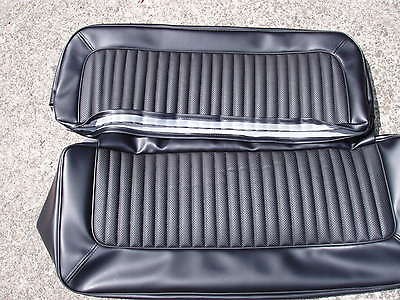 66 77 Early Ford Bronco REAR seat only Black all vinyl