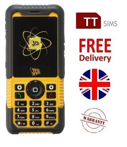 JCB Sitemaster TP802 Tough Phone Waterproof UNLOCKED   NEW Builder 