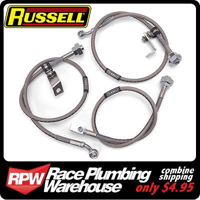 RUSSELL 02 06 DODGE RAM 1500 TRUCK with 4 6 LIFT 4WD STAINLESS BRAKE 