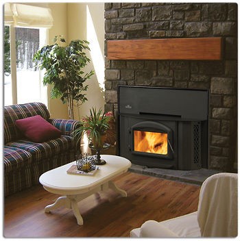   EPI 1402P Wood Burning Fireplace Insert EPA Certified Efficient Lagre