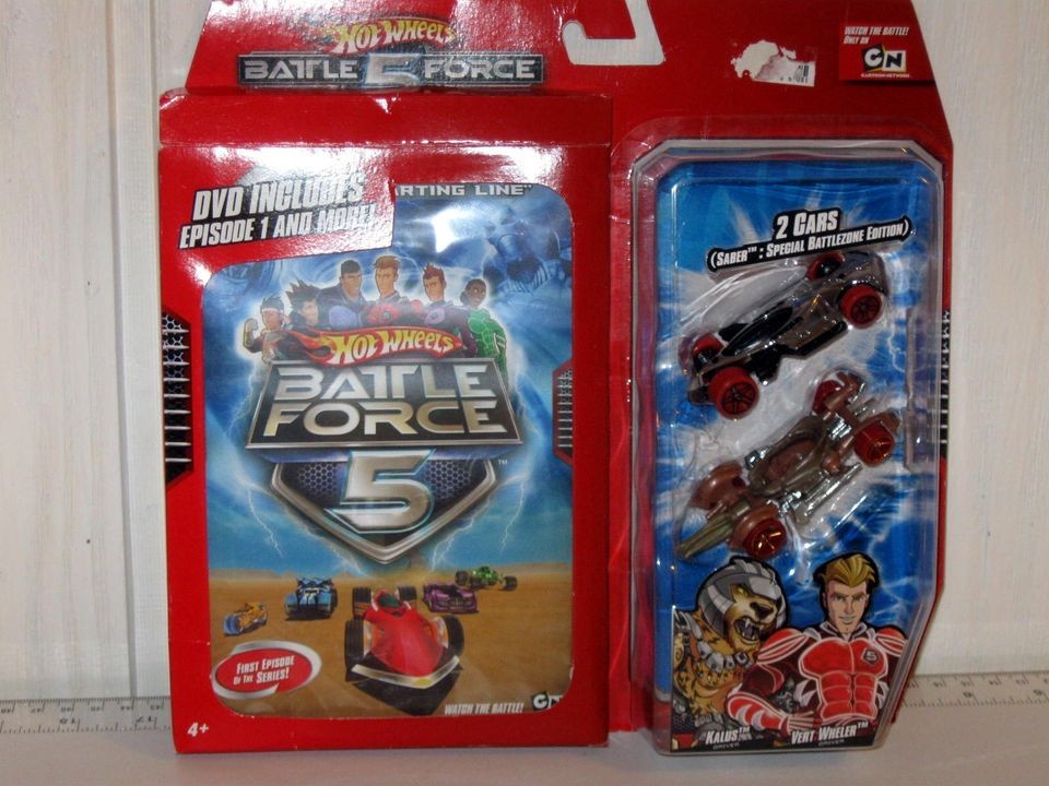 Hot Wheels Battle Force 5 Collector Gift Set with BONUS DVD