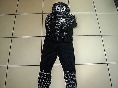 NEW Boys Black Spider Man 3 VENOM Dress Up Costume With Mask Age 6   7 