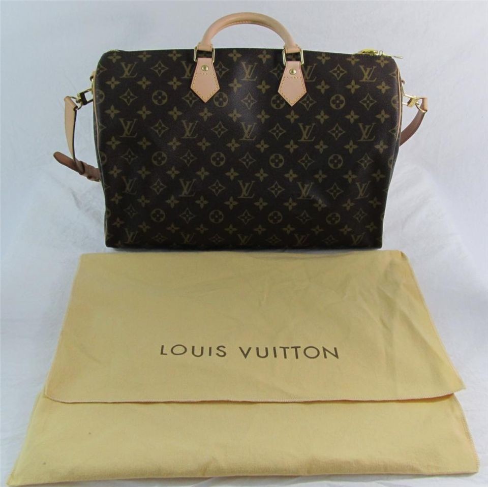 Louis Vuitton Speedy Bandouliere 40 Monogram LV Travel Bag Hobo Retail 