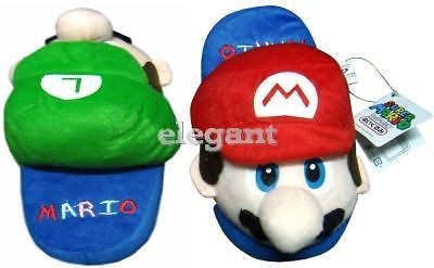 Nintendo Super Mario + Luigi Kids Plush Slipper 1 Pair