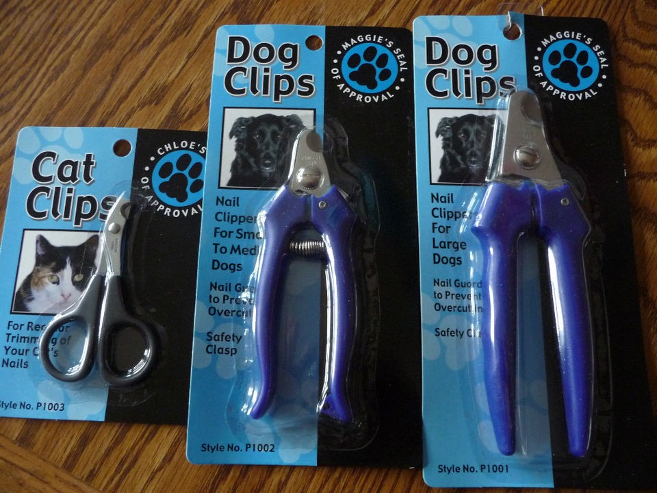 PET NAIL CLIPPERS FOR CATS, SM/MED DOG OR LARGE DOG