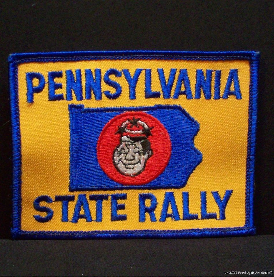 Vtg Pennsylvania State Rally Good Sam Club Patch RV PA Travel Trailer