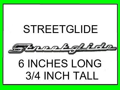 Street Glide Fender & Saddlebag Emblems Harley Streetglide