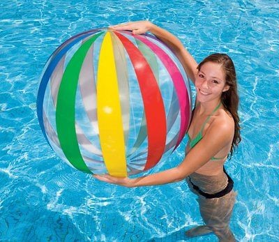   Jumbo Inflatable Glossy Big Panel Colorful Giant Beach Ball  59065EP