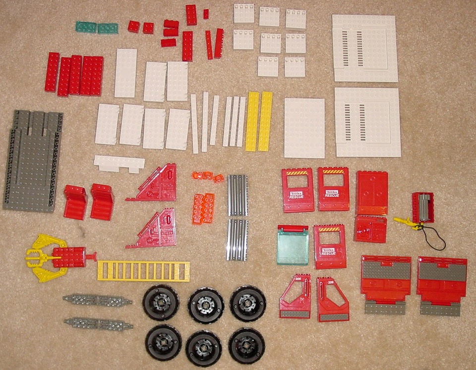 TONKA Search & Rescue Operation Fire Truck Building Toy   SPARE PARTS