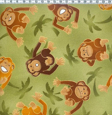 monkey upholstery fabric in Fabric