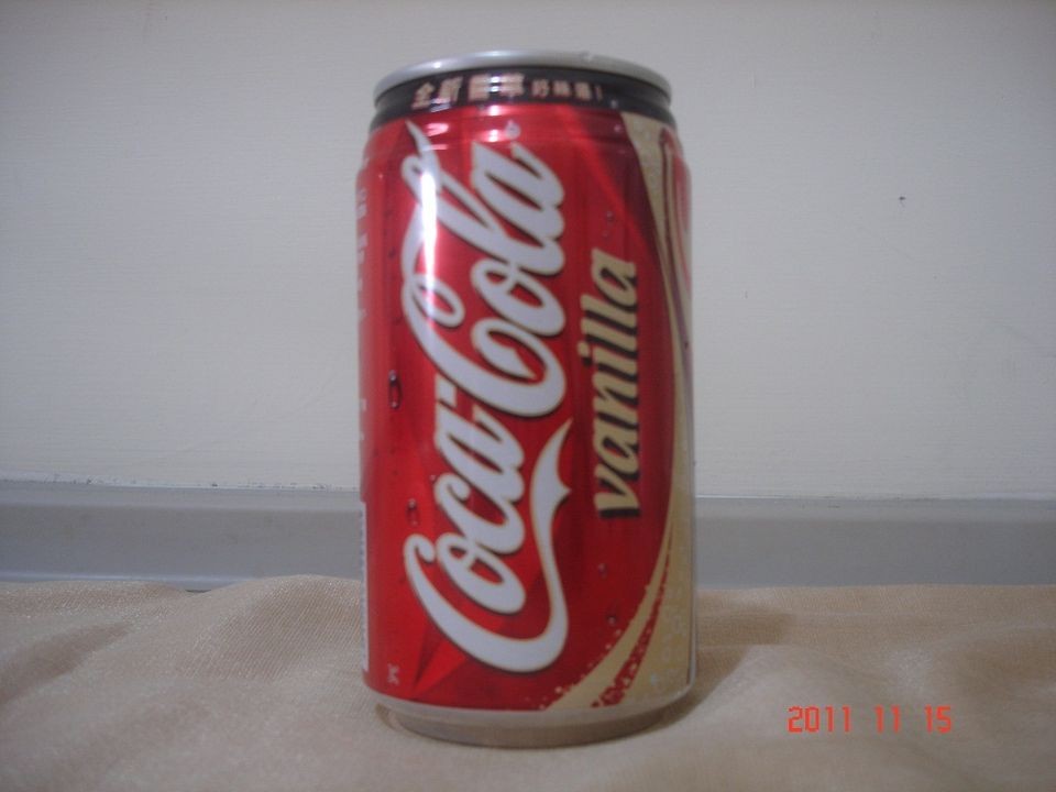 Coca Cola Taiwan 2003 Vanilla Can empty 355ml