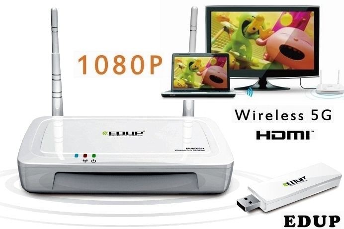   WiFi USB HDMI High definition HD DV Media TV PC Transmitter Receiver