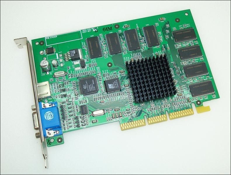 128MB AGP NVidia GeForce2 MX400 VGA Graphics Card with TV Out 