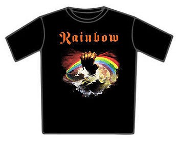 NEW RAINBOW Rising Ritchie Blackmore Of. T Shirt VAR SZ