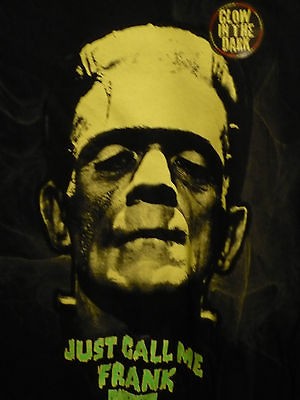 Frankensteins Monster,Boris Karloff, Glow in the Dark T shirt, cotton 