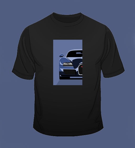 Classic Cars Bugatti Veyron T  shirt available in Black or White