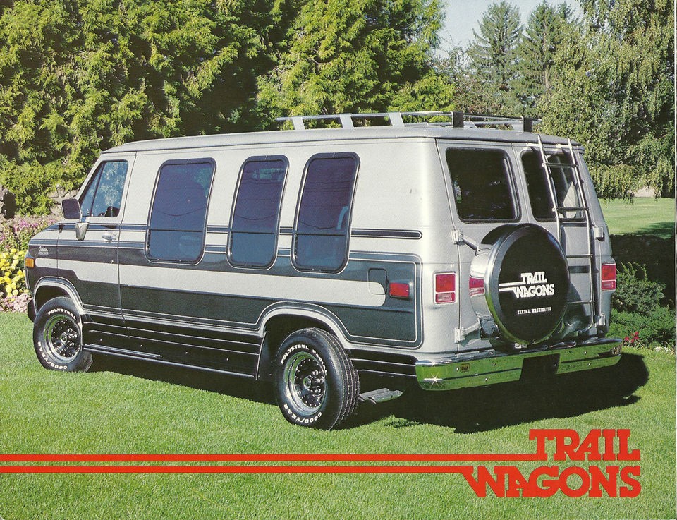   TRAIL WAGONS Custom VAN Brochure Chevy, GMC, Chelan DeVille, Tahoe
