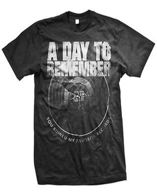 DAY TO REMEMBER broken record T SHIRT NEW S M L XL authentic