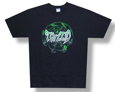 New Twiztid Gr​een Logo ICP Hatchet Man Icon Medium Black T shirt