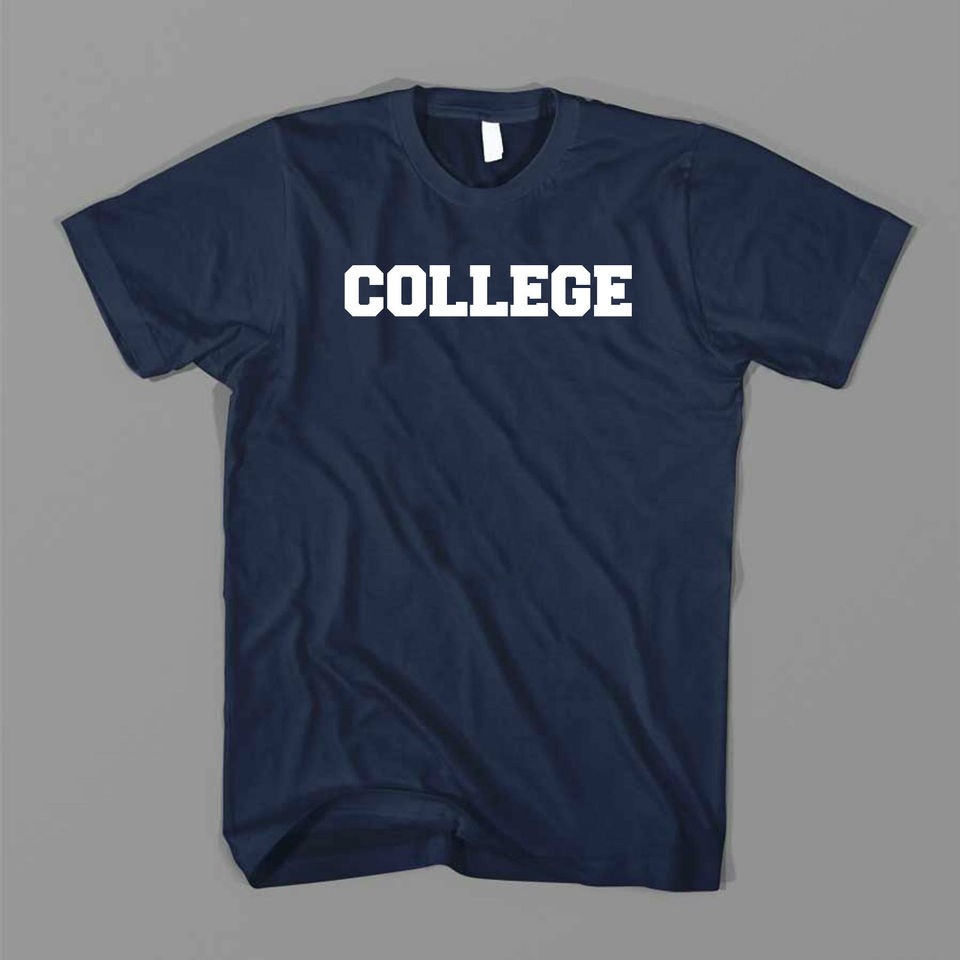 COLLEGE TSHIRT FRAT ANIMAL HOUSE FUNNY PARTY DRINKING SCHOOL 