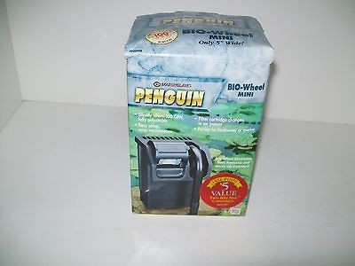 NEW MARINELAND PENGUIN BIO WHEEL MINI 100 FILTER Fish Aquarium No More 