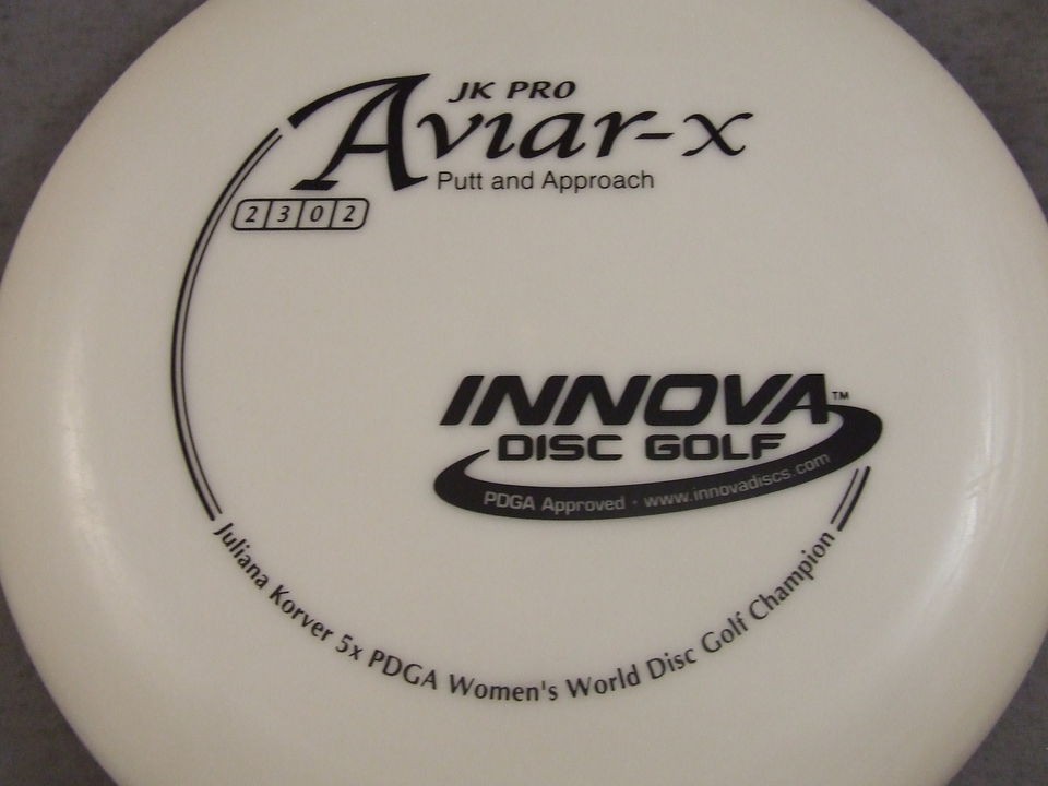 NEW 175 WHITE / BLACK 5X JK PRO AVIAR X P & A INNOVA DISC GOLF