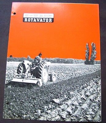 Howard Rotavator E and P Series Dealer Sales Brochure Catalog