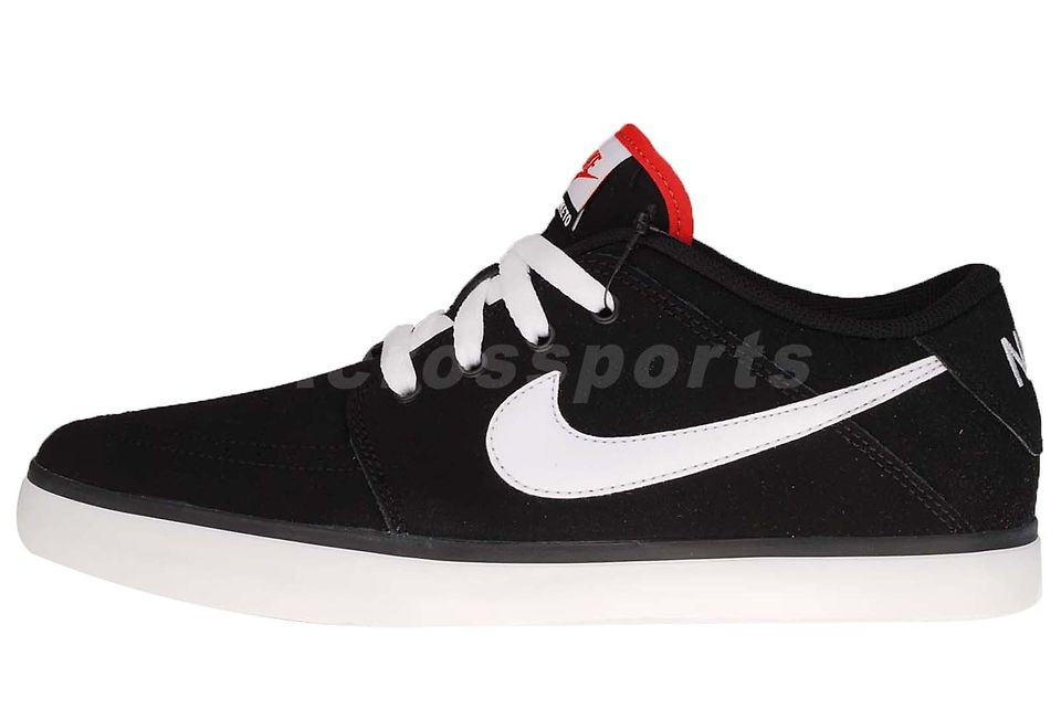 Nike Suketo Leather Black White Mens Classic Casual Shoes 525311 011