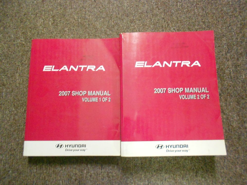 2007 hyundai elantra workshop manual