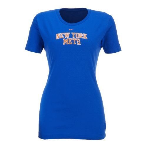 Nike Arch New York Mets Baseball Womens Graphic Slim Fit T Shirt