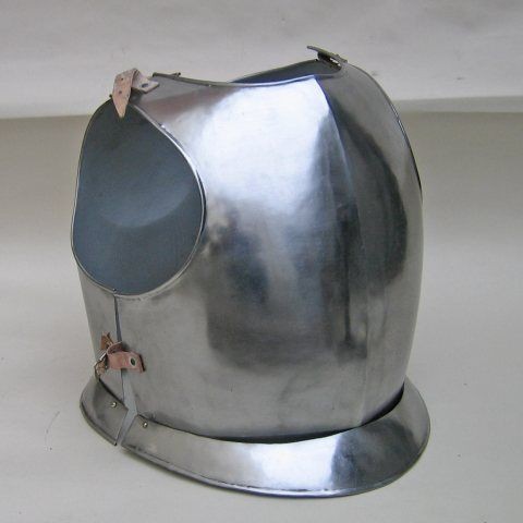 medieval armor breastplate full sized steel replica 