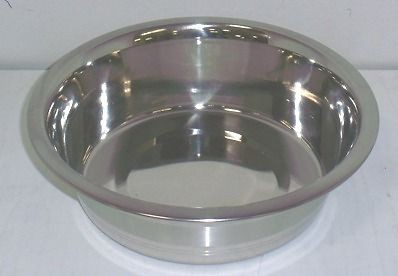 newly listed stainless steel dog bowl new 
