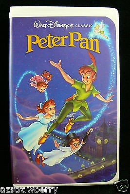 walt disney classic vhs tape peter pan with hard case