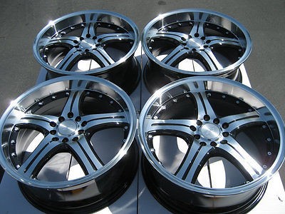   5x110 Polished Wheels Saab Volvo G5 G6 Thunderbird Malibu Pontiac Rims