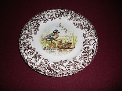 Wonderful Spode Woodland Blue Winged Teal Duck Plates Set Of 4