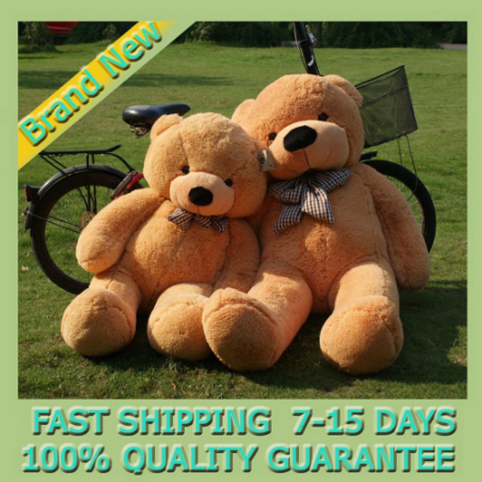   Giant Huge Cuddly Stuffed Plush Teddy Bears Animal Doll Brown or White